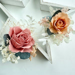 Load image into Gallery viewer, Coral Blush - Preserved Flower Boutonniere
