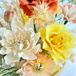 Load image into Gallery viewer, Golden Harmony Preserved Flower Gift – Circle Bloom Edition