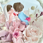 Load image into Gallery viewer, Kissing Carriage – Preserved Flower Wedding Keepsake