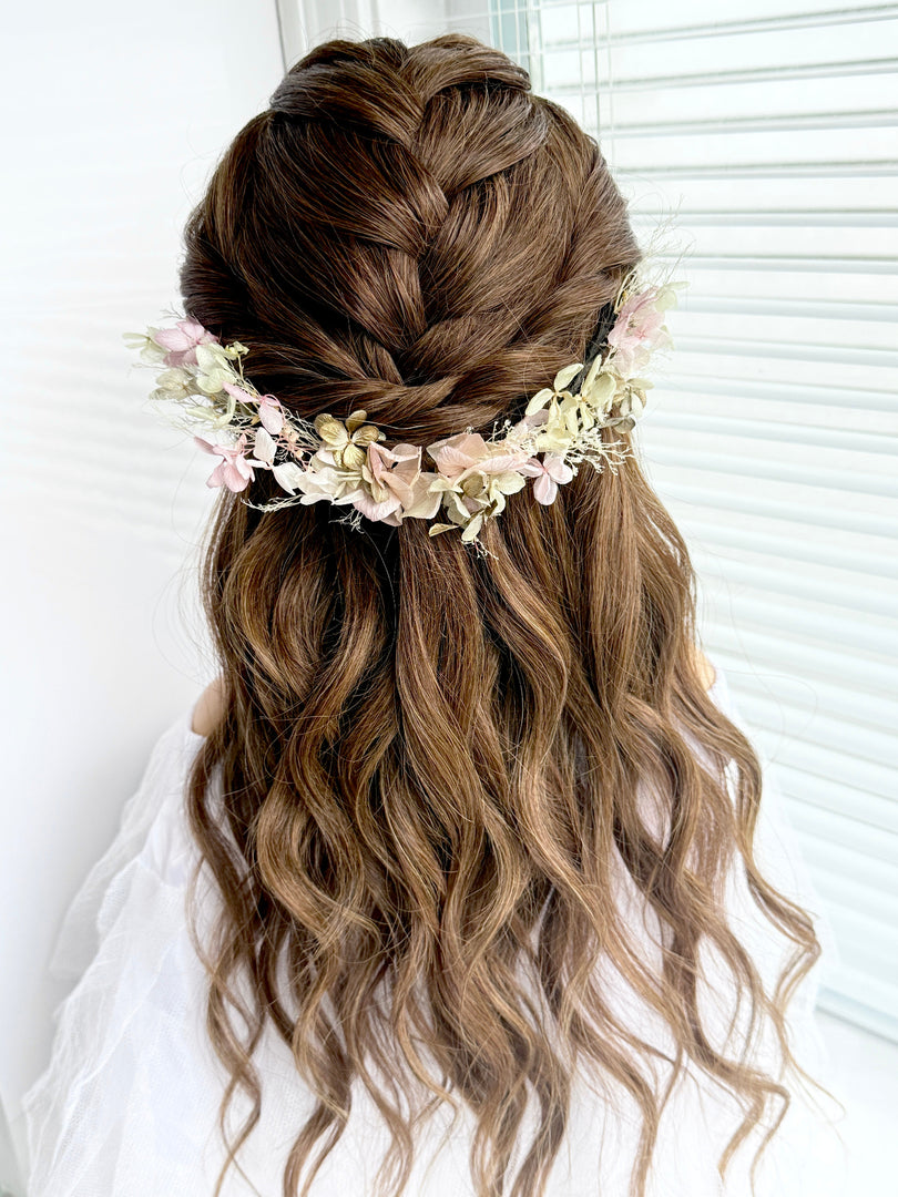 Romantic Garden Blush - Bridal Hairpiece Set (2-Piece)
