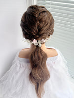 Load image into Gallery viewer, Blushing Garden Rose – Preserved Floral Bridal Hairpiece Set (2-Piece)