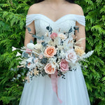 Load image into Gallery viewer, Coral Blush - Luxury Preserved Bridal Bouquet