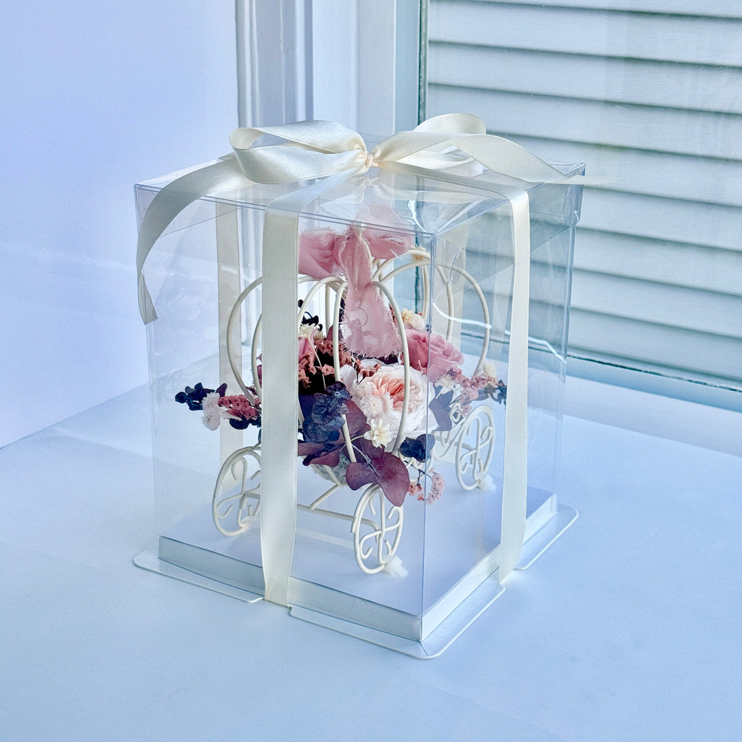 Fairytale Bloom Carriage Collection – Preserved Flower Gift – Wedding Keepsake