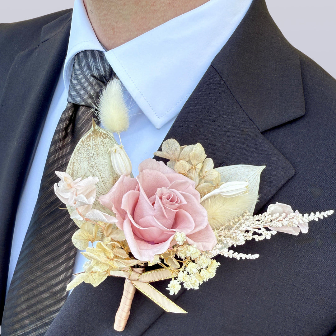 Rose Dust - Preserved Flower Boutonniere