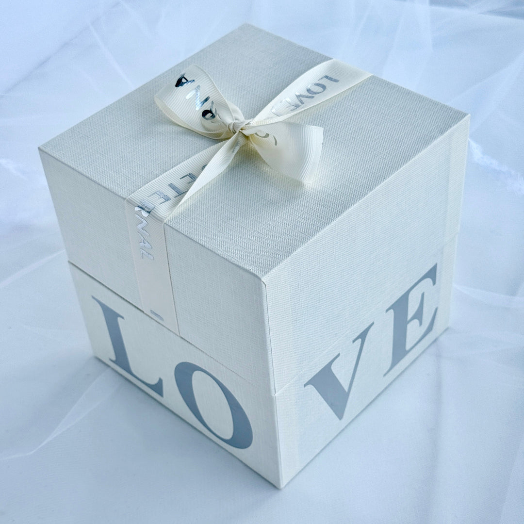 Eternal Love Preserved Rose Box – Three Color Edition