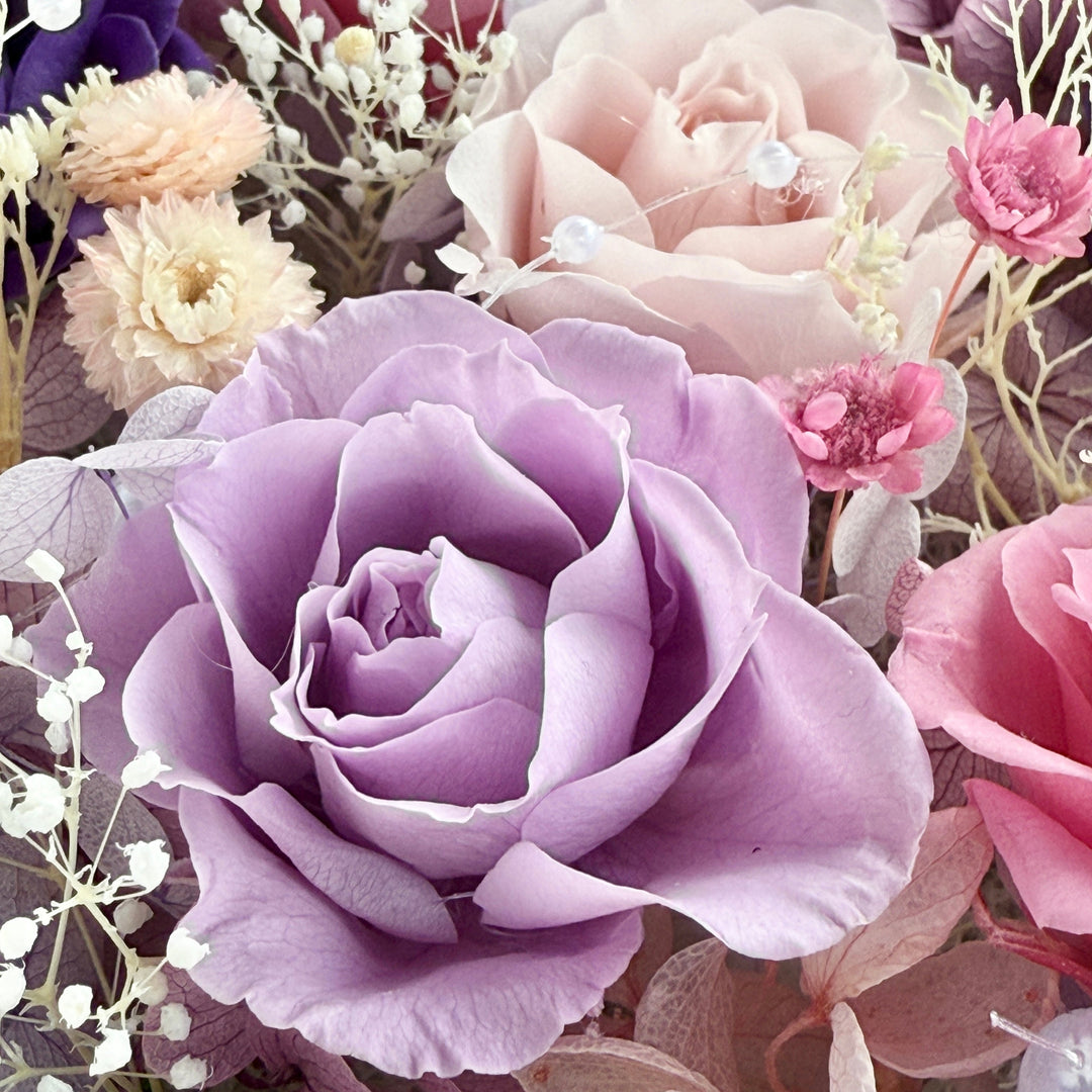 Eternal Love Preserved Rose Box – Three Color Edition