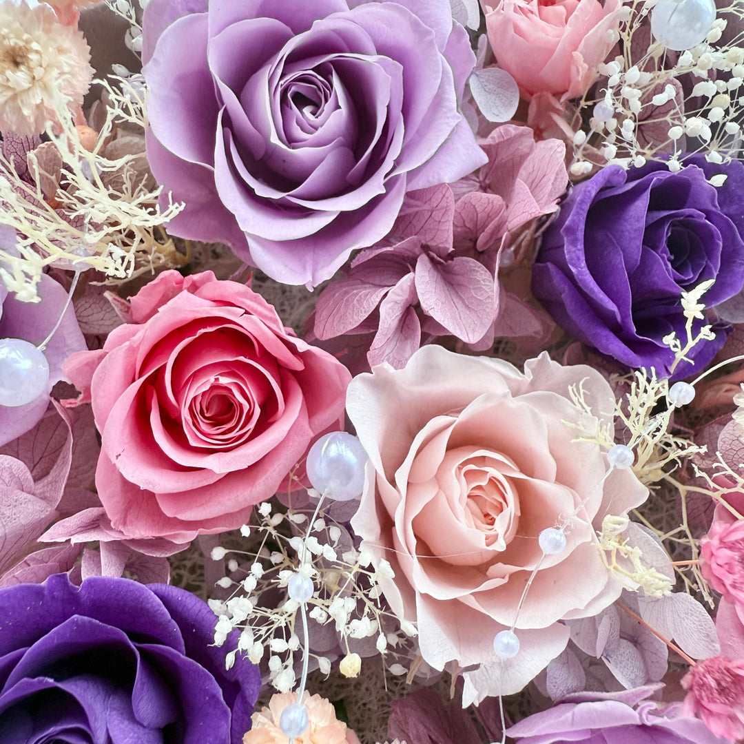 Eternal Love Preserved Rose Box – Three Color Edition