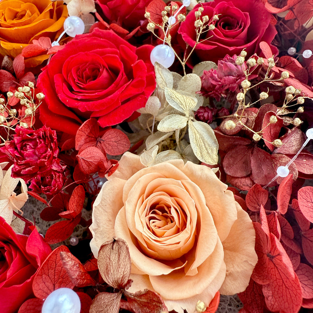 Eternal Love Preserved Rose Box – Three Color Edition