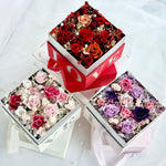Load image into Gallery viewer, Eternal Love Preserved Rose Box – Three Color Edition