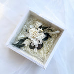 Load image into Gallery viewer, Ethereal Ivory - Preserved Flower Wrist Corsage