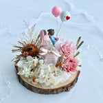 Load image into Gallery viewer, Kissing Promise – Preserved Flower Ring Holder