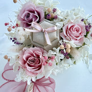 Blush Vows – Preserved Flower Ring Holder